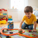 Speedy Cars 48-Piece Mini Vehicle Playset with Track