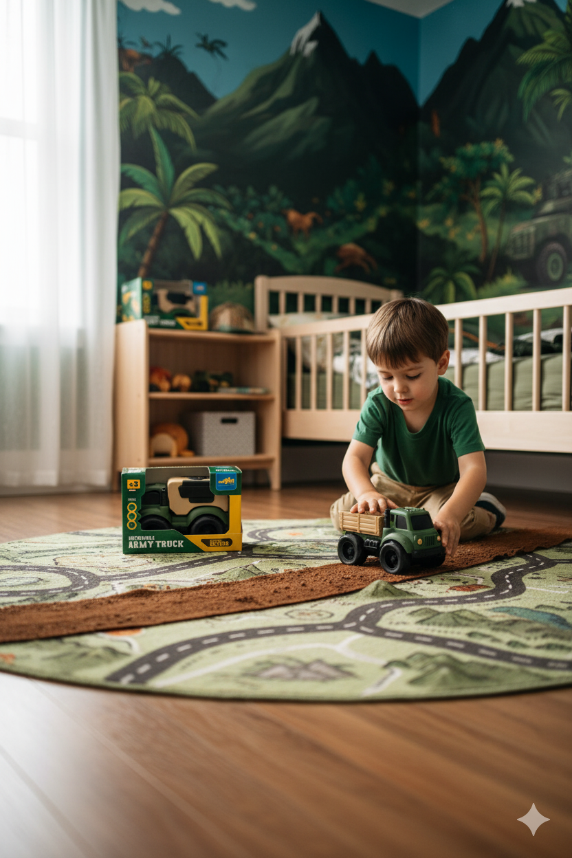 Incredible Army Truck – Durable Military Vehicle Toy