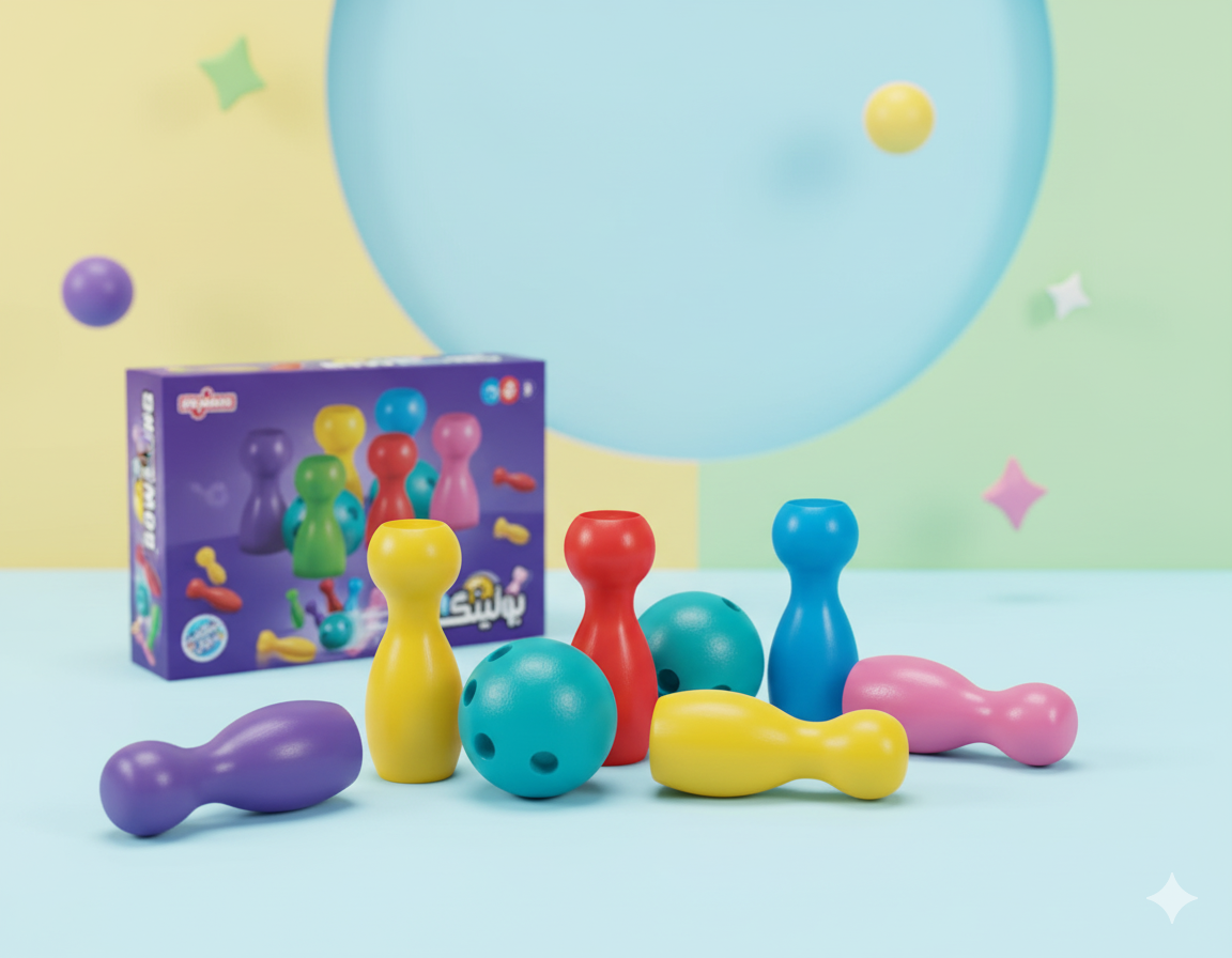 Colorful Kids Bowling Playset
