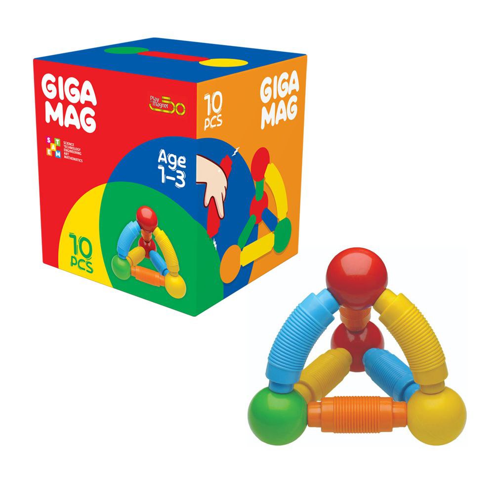 GigaMag Magnetic Construction Set (10 Pcs)