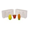 Vegetable Shaped Silicone Molds (Corn, Bell Pepper, Carrot)