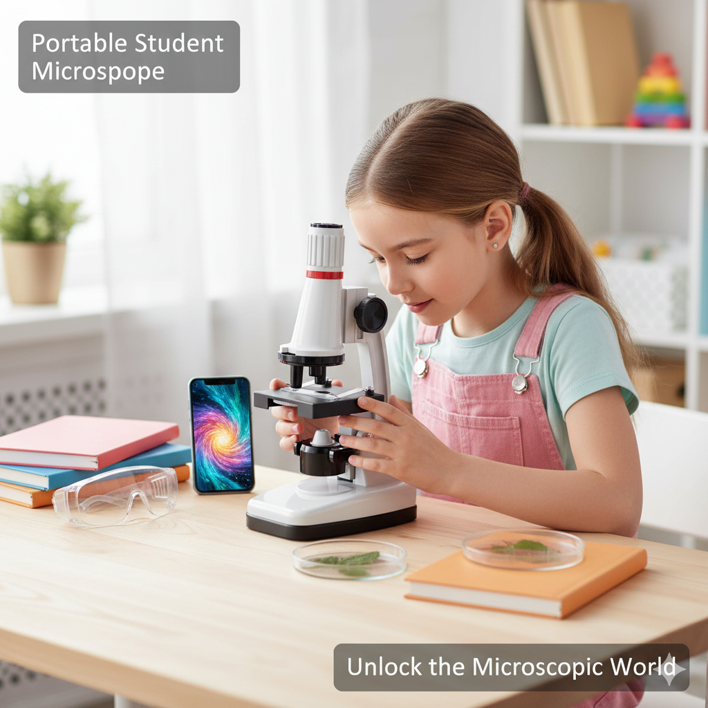 Portable Student Microscope