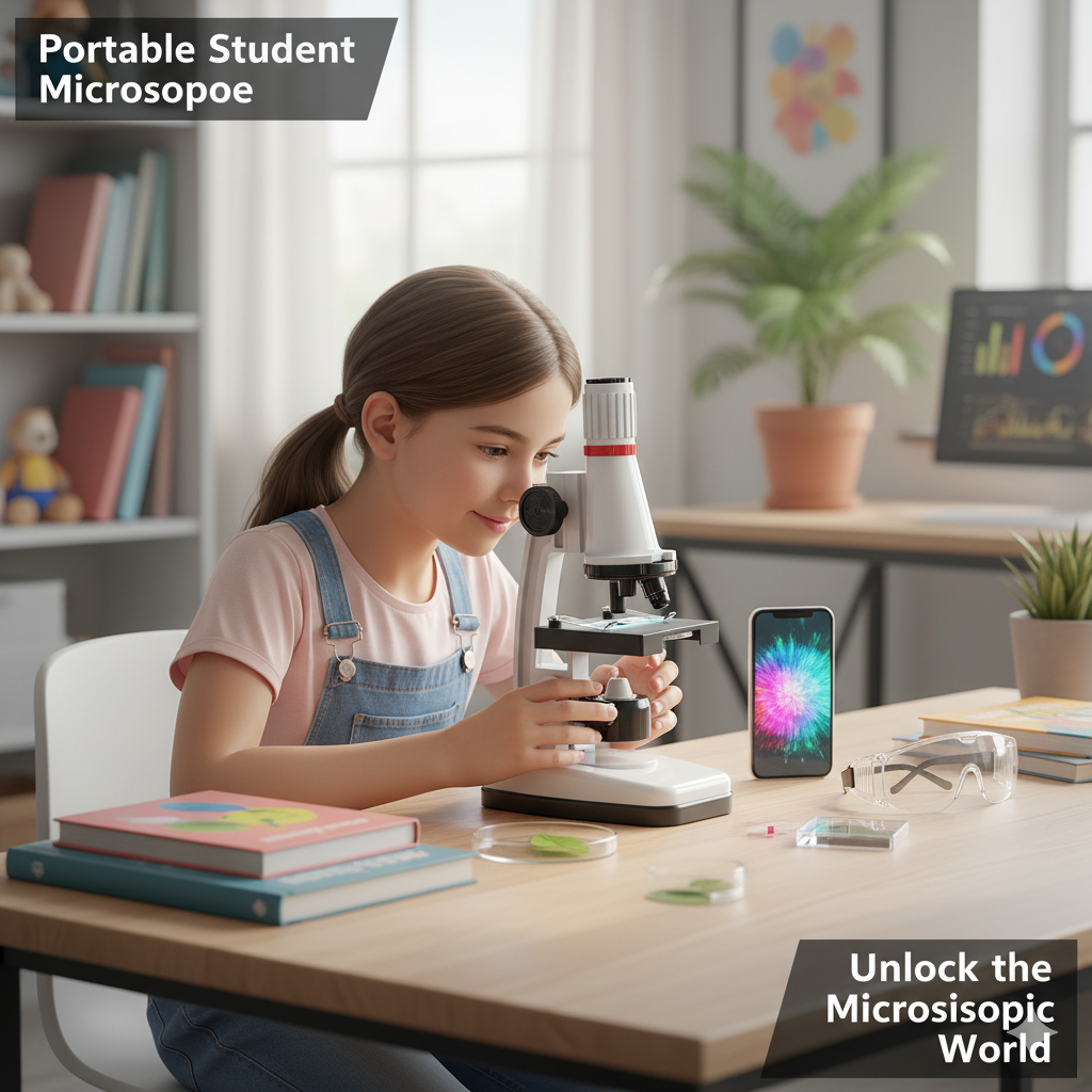 Portable Student Microscope