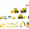 5-in-1 DIY Construction Truck Set