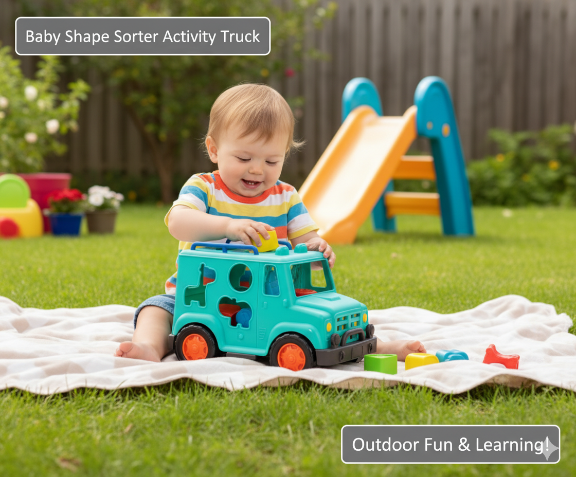 Baby Shape Sorter Activity Truck