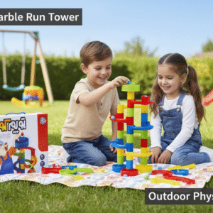 Spiral Marble Run Tower (32 Pcs)