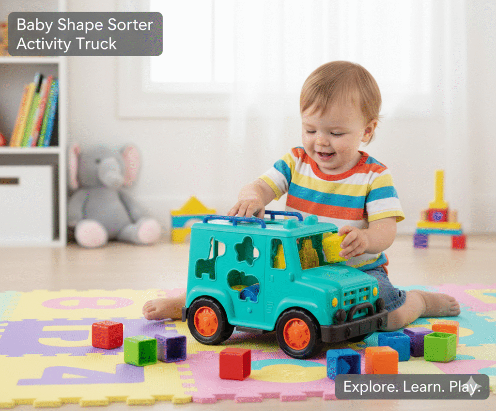 Baby Shape Sorter Activity Truck