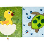 The fabric book Peek a Boo