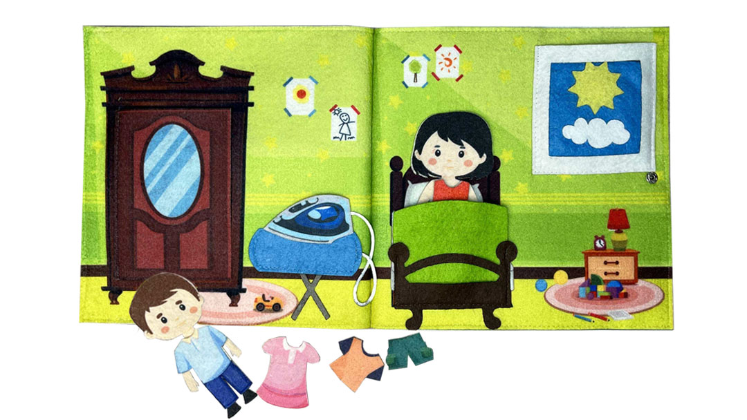 The fabric book Sweet Home