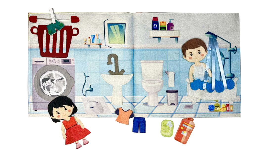 The fabric book Sweet Home