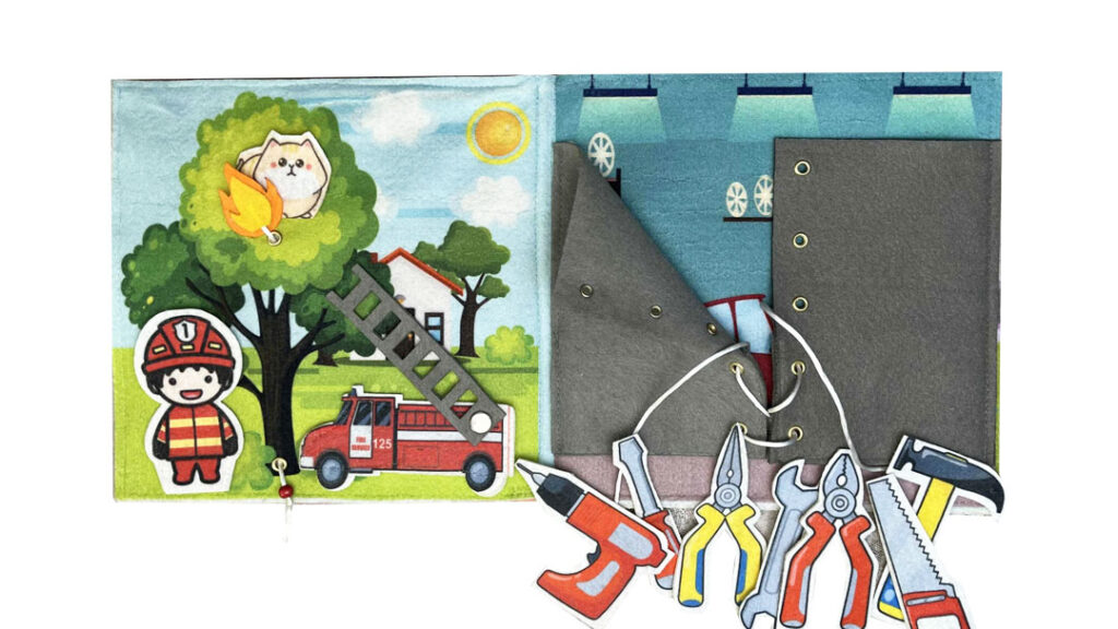 The fabric book My City