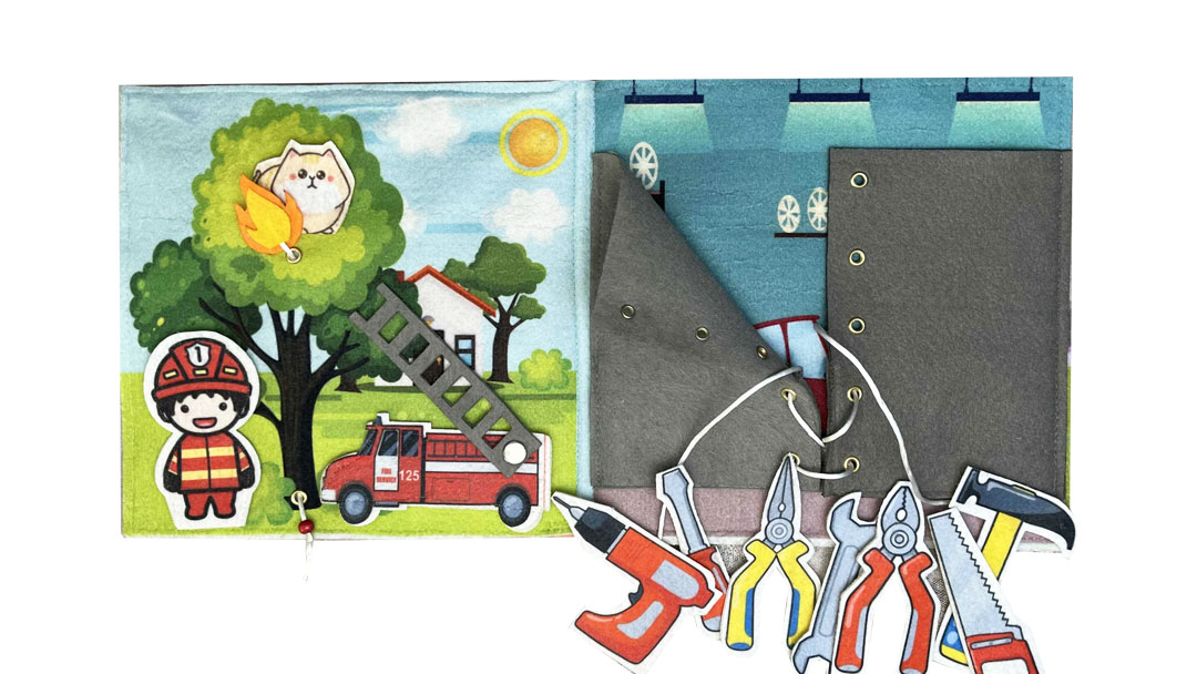 The fabric book My City