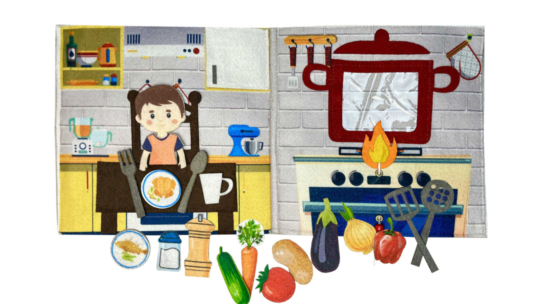 The fabric book Sweet Home