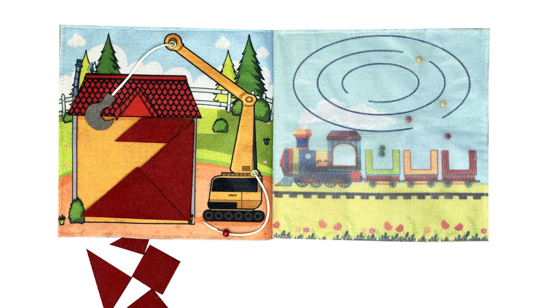 The fabric book My City