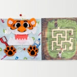 The fabric book Jungle Troubles