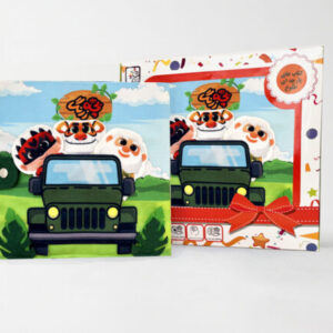 The fabric book Jungle Troubles